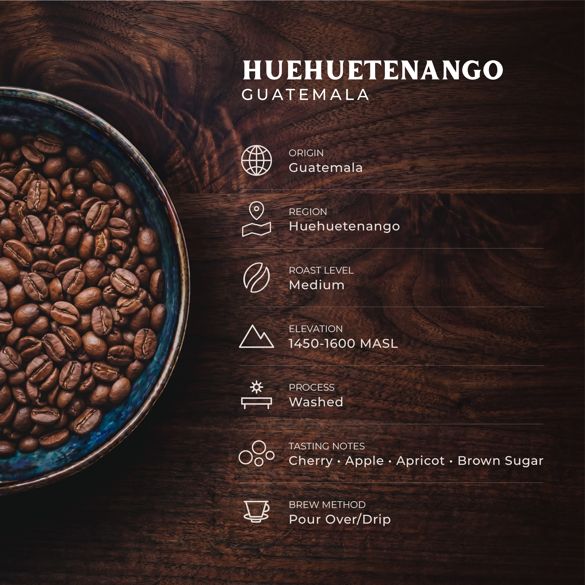 Huehuetenango, Guatemala FTO - Medium Roast