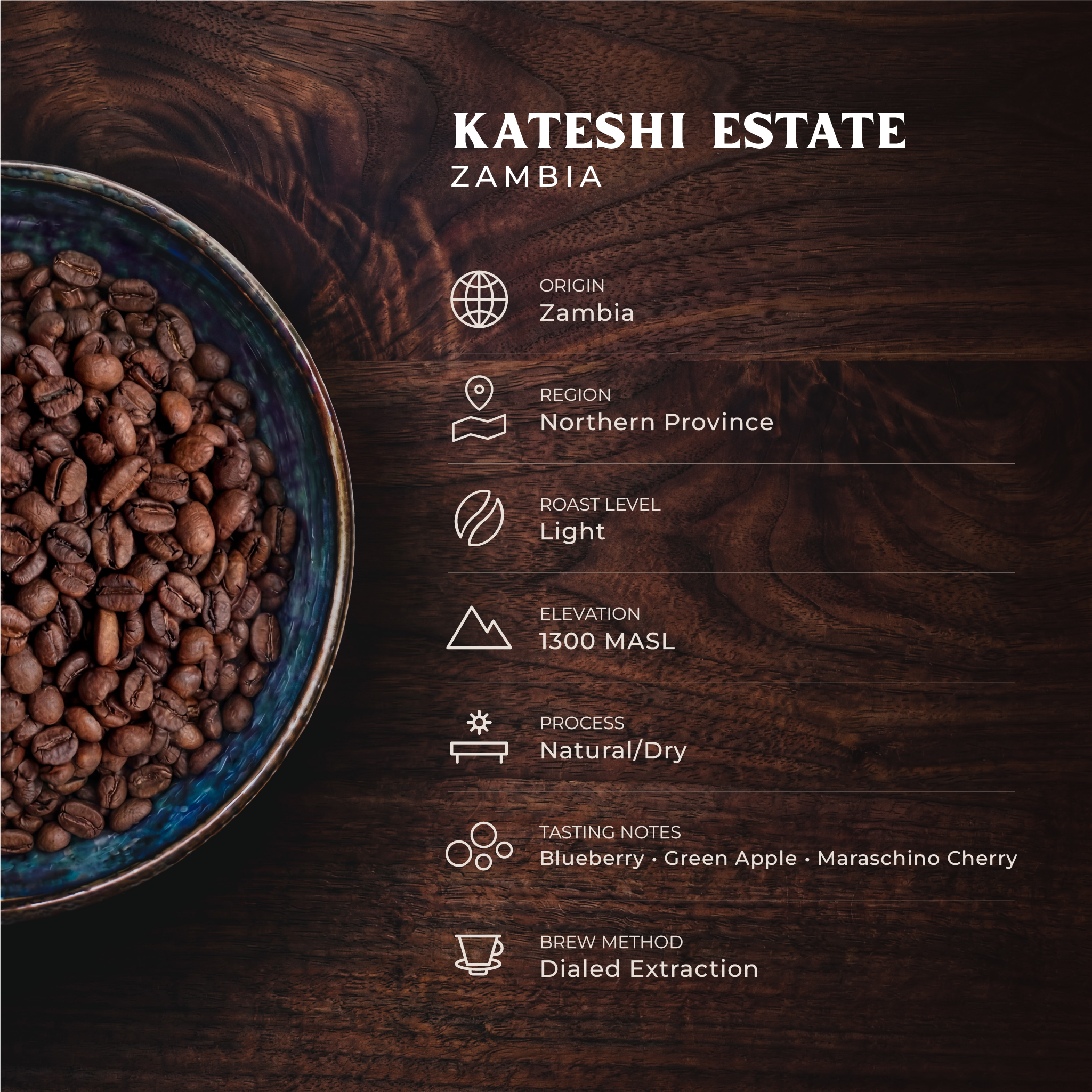 Kateshi Estate, Zambia - Light Roast
